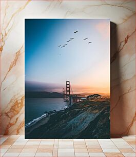 Πίνακας, Golden Gate Bridge at Sunset Golden Gate Bridge στο ηλιοβασίλεμα