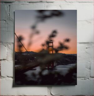 Πίνακας, Golden Gate Bridge at Sunset Golden Gate Bridge στο ηλιοβασίλεμα