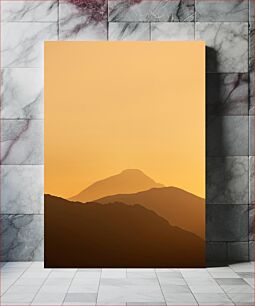 Πίνακας, Golden Mountain Silhouette Golden Mountain Silhouette