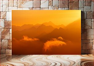 Πίνακας, Golden Mountain Sunrise Golden Mountain Sunrise