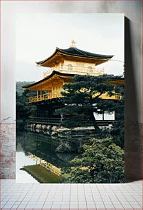 Πίνακας, Golden Pavilion by the Waterside Golden Pavilion by the Waterside