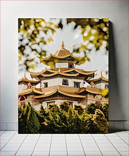 Πίνακας, Golden Roofed Pagoda Χρυσόστεγη παγόδα