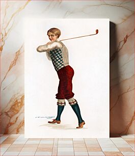 Πίνακας, Golf boy #7 (1900)