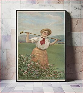Πίνακας, "Golf woman"