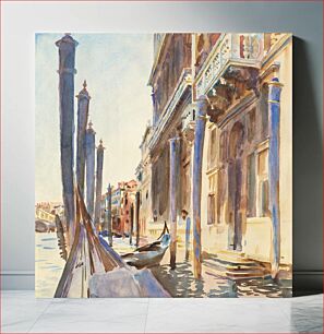 Πίνακας, Gondola Moorings on the Grand Canal (ca. 1904–1907) by John Singer Sargent