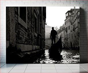 Πίνακας, Gondolier in Venice Γκονδολιέρης στη Βενετία