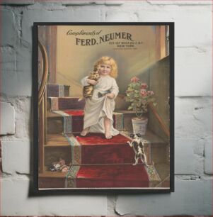 Πίνακας, "Good morning" compliments of Ferd. Neumer 153-157 West 20th St. New York Telephone Chelsea 592