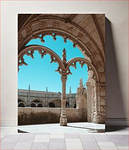 Πίνακας, Gothic Architecture Under the Blue Sky Γοτθική Αρχιτεκτονική Κάτω από τον Γαλάζιο Ουρανό