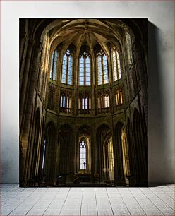 Πίνακας, Gothic Cathedral Interior Εσωτερικό Γοτθικού Καθεδρικού Ναού