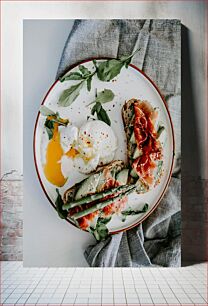 Πίνακας, Gourmet Breakfast Plate Γκουρμέ πιάτο πρωινού