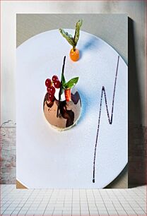 Πίνακας, Gourmet Chocolate Dessert Γκουρμέ επιδόρπιο σοκολάτας