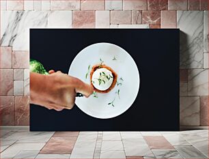Πίνακας, Gourmet Dish Preparation Προετοιμασία γκουρμέ πιάτων