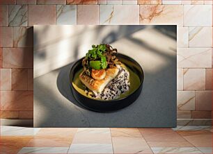 Πίνακας, Gourmet Dish with Fish Γκουρμέ πιάτο με ψάρι