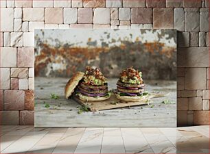 Πίνακας, Gourmet Veggie Burgers Gourmet χορτοφαγικά μπιφτέκια