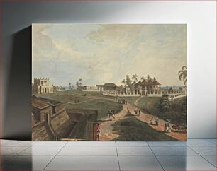 Πίνακας, Government House & Council House, Fort Marlborough, Benkulen, Sumatra, 1799