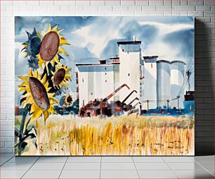 Πίνακας, Grain Elevator, Kansas by Robert Johnson