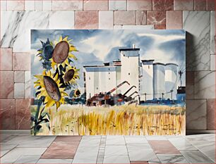 Πίνακας, Grain Elevator, Kansas, Robert Johnson