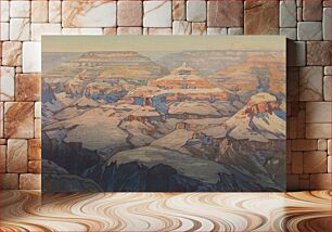 Πίνακας, Grand Canyon, from the series “The United States” (1925) by Yoshida Hiroshi