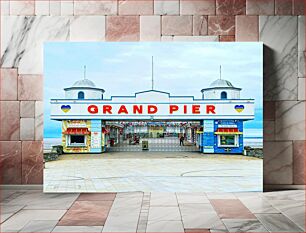 Πίνακας, Grand Pier with Colorful Stalls Grand Pier με πολύχρωμους πάγκους