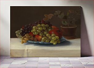 Πίνακας, Grapes and apples, 1867, Magnus Von Wright