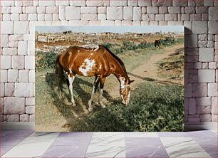 Πίνακας, Grazing Horse Άλογο που βόσκει