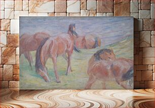 Πίνακας, Grazing Horses I