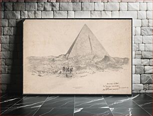 Πίνακας, Great pyramid of Ghizeh / Day & Haghe, lithrs. to the Queen