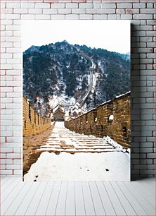 Πίνακας, Great Wall in Winter Σινικό Τείχος τον Χειμώνα