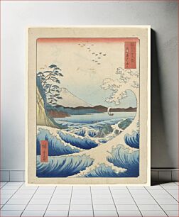 Πίνακας, Great Wave at Satta Beach, Suruga, from the series The Thirty-Six Views of Fuji (Fuji Sanjuroku Kei), by Utagawa Kuniyoshi