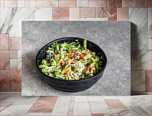 Πίνακας, Green Bean Salad with Nuts Σαλάτα φασολιών με ξηρούς καρπούς