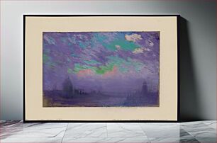 Πίνακας, Green, blue and purple (between ca. 1880 and 1926) by Joseph Pennell