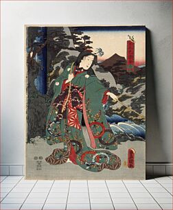 Πίνακας, Green by Utagawa Kunisada