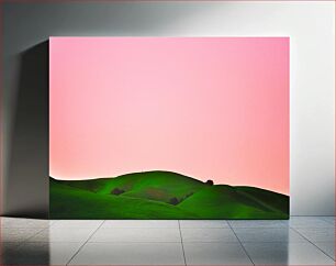 Πίνακας, Green Hills Under Pink Sky Green Hills Under Pink Sky