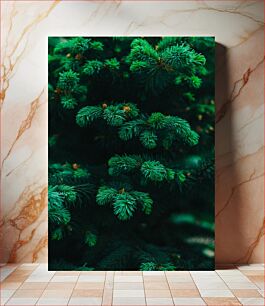 Πίνακας, Green Pine Needles Πρασινοβελόνες