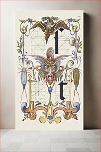 Πίνακας, Guide for Constructing the Letters s and t from Mira Calligraphiae Monumenta or The Model Book of Calligraphy (1561–1596) by Georg Bocskay and Joris Hoefnagel