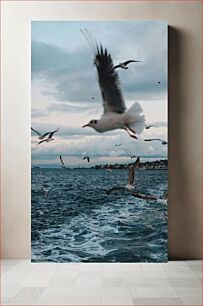 Πίνακας, Gulls Over the Sea Γλάροι πάνω από τη θάλασσα