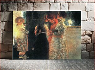 Πίνακας, Gustav Klimt's Schubert at the Piano II (1899)