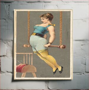 Πίνακας, Gymnast, from the Occupations for Women series (N166) for Old Judge and Dogs Head Cigarettes