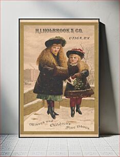 Πίνακας, H.J. Holbrook & Co., Utica, N.Y., misses and children fine shoes