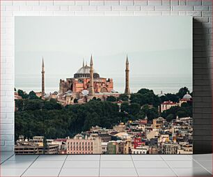 Πίνακας, Hagia Sophia in Istanbul Η Αγία Σοφία στην Κωνσταντινούπολη