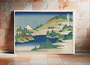 Πίνακας, Hakone Lake in Sagami Province (1830–1833) in high resolution by Katsushika Hokusai