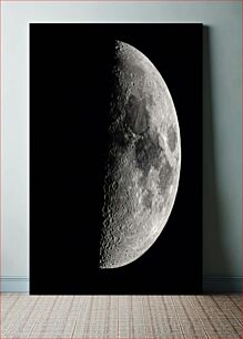 Πίνακας, Half Moon in the Night Sky Μισό φεγγάρι στον νυχτερινό ουρανό