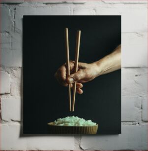 Πίνακας, Hand Holding Chopsticks Chopsticks χειρός