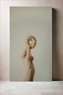Πίνακας, Hand Holding Donut Χέρι Κρατώντας Ντόνατ