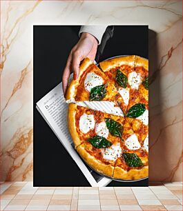 Πίνακας, Hand Picking a Slice of Pizza Διαλέγοντας με το χέρι μια φέτα πίτσα