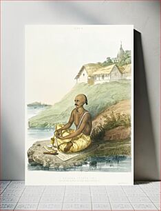 Πίνακας, Hand signs represent to Tortoise from The Sundhya or the Daily Prayers of the Brahmins (1851) by Sophie Charlotte Belnos (1795–1865)