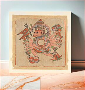 Πίνακας, Hanuman in His Tantric Five-Headed Pancha Mukha Form