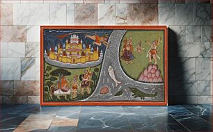 Πίνακας, Hanuman Visits Sita in Lanka, Folio from a Ramayana (Adventures of Rama)