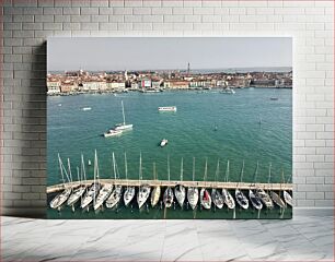 Πίνακας, Harbor in a Historic City Λιμάνι σε μια ιστορική πόλη