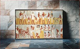 Πίνακας, Harvest Scenes, Tomb of Menna